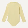 Amazon Essentials Girls’ Rash Guard One-Piece Swimsuit, Long Sleeve(Light Yellow)
