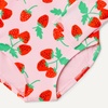 Amazon Essentials Girls’ Rash Guard One-Piece Swimsuit, Long Sleeve(Pink Tomato Red Strawberries)