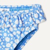 Amazon Essentials Girls’ Ruffle Two-Piece Bikini Swim Set with Criss-Cross Straps(Blue Ditsy Floral)