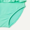 Amazon Essentials Girls’ Ruffle Two-Piece Bikini Swim Set with Criss-Cross Straps(Bright Mint Green)
