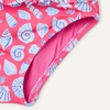 Amazon Essentials Girls’ Ruffle Two-Piece Bikini Swim Set with Criss-Cross Straps(Hot Pink Shells)