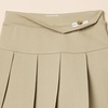 Amazon Essentials Girls’ Uniform Pleated Skort with Built-in Shorts, Elastic Waist, Pack of 2(Khaki Tan)