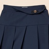 Amazon Essentials Girls’ Uniform Pleated Skort with Built-in Shorts, Elastic Waist, Pack of 2(Navy)