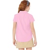 Amazon Essentials Girls’ Uniform Short Sleeve Stretch Poplin Button-Down Shirts, Pack of 3(Pink)