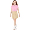 Amazon Essentials Girls’ Uniform Short Sleeve Stretch Poplin Button-Down Shirts, Pack of 3(Pink)