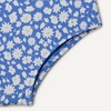 Amazon Essentials Girls and Toddlers’ Asymmetric Frill One-Shoulder One-Piece Swimsuit(Blue Ditsy Floral)
