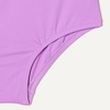 Amazon Essentials Girls and Toddlers’ Asymmetric Frill One-Shoulder One-Piece Swimsuit(Bright Lavender)