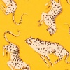 Amazon Essentials Girls and Toddlers’ Cross Back Bikini Set(Golden Yellow Beige Leopard)