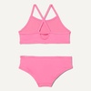 Amazon Essentials Girls and Toddlers’ Cross Back Bikini Set(Hot Pink)
