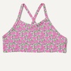 Amazon Essentials Girls and Toddlers’ Cross Back Bikini Set(Lilac Hot Pink Posey Floral)