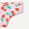 Amazon Essentials Girls and Toddlers’ Cross Back Bikini Set(Pink Tomato Red Strawberries)