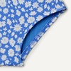 Amazon Essentials Girls and Toddlers’ Cross-Back One-Piece Swimsuit(Blue Ditsy Floral)