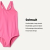 Amazon Essentials Girls and Toddlers’ Cross-Back One-Piece Swimsuit(Hot Pink)