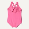 Amazon Essentials Girls and Toddlers’ Cross-Back One-Piece Swimsuit(Hot Pink)