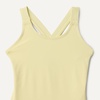 Amazon Essentials Girls and Toddlers’ Cross-Back One-Piece Swimsuit(Light Yellow)