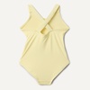 Amazon Essentials Girls and Toddlers’ Cross-Back One-Piece Swimsuit(Light Yellow)