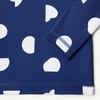 Amazon Essentials Girls and Toddlers’ Long Sleeve Swim Rashguard T-Shirt(Deep Blue Ivory Abstract Dots)