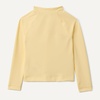 Amazon Essentials Girls and Toddlers’ Long Sleeve Swim Rashguard T-Shirt(Light Yellow)