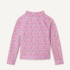 Amazon Essentials Girls and Toddlers’ Long Sleeve Swim Rashguard T-Shirt(Lilac Hot Pink Posey Floral)