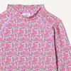 Amazon Essentials Girls and Toddlers’ Long Sleeve Swim Rashguard T-Shirt(Lilac Hot Pink Posey Floral)