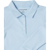 Amazon Essentials Girls and Toddlers’ Long-Sleeve School Uniform Interlock Polo Shirts(5-pack Light Blue)
