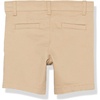 Amazon Essentials Girls and Toddlers’ School Uniform Shorts with Adjustable Waist, Flat Front(3-pack Khaki)