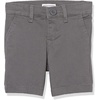 Amazon Essentials Girls and Toddlers’ School Uniform Shorts with Adjustable Waist, Flat Front(Grey)