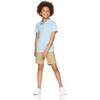 Amazon Essentials Girls and Toddlers’ School Uniform Shorts with Adjustable Waist, Flat Front(Khaki Tan)