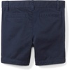 Amazon Essentials Girls and Toddlers’ School Uniform Shorts with Adjustable Waist, Flat Front(Navy)