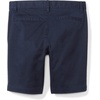 Amazon Essentials Girls and Toddlers’ School Uniform Shorts with Adjustable Waist, Flat Front(Navy)