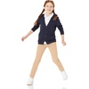 Amazon Essentials Girls and Toddlers’ School Uniform Straight Leg Adjustable Waist Flat-Front Chino Pants, Pack of 3(3-pack Khaki)