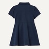 Amazon Essentials Girls and Toddlers’ Short Sleeve Polo Dress(Navy)