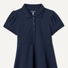 Amazon Essentials Girls and Toddlers’ Short Sleeve Polo Dress(Navy)