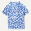 Amazon Essentials Girls and Toddlers’ Short Sleeve Slim Fit High-Neck Rashguard T-Shirt(Blue Ditsy Floral)