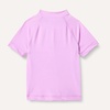 Amazon Essentials Girls and Toddlers’ Short Sleeve Slim Fit High-Neck Rashguard T-Shirt(Bright Lavender)