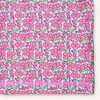 Amazon Essentials Girls and Toddlers’ Short Sleeve Slim Fit High-Neck Rashguard T-Shirt(Lilac Hot Pink Posey Floral)