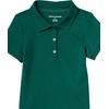 Amazon Essentials Girls and Toddlers’ Short Sleeve Uniform Polo Shirt, Multipacks(Dark Green)