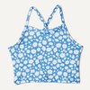 Amazon Essentials Girls and Toddlers’ Tankini Set(Blue Ditsy Floral)