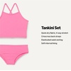 Amazon Essentials Girls and Toddlers’ Tankini Set(Hot Pink)