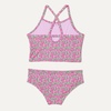 Amazon Essentials Girls and Toddlers’ Tankini Set(Lilac Hot Pink Posey Floral)