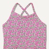 Amazon Essentials Girls and Toddlers’ Tankini Set(Lilac Hot Pink Posey Floral)