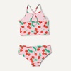 Amazon Essentials Girls and Toddlers’ Tankini Set(Pink Red Strawberries)