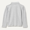 Amazon Essentials Girls and Toddlers’ Uniform Pique Long Sleeve Polo Shirt(Light Grey Heather)