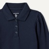 Amazon Essentials Girls and Toddlers’ Uniform Pique Long Sleeve Polo Shirt(Navy)