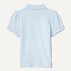 Amazon Essentials Girls and Toddlers’ Uniform Pique Polo Shirt(Light Blue)
