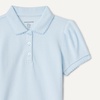 Amazon Essentials Girls and Toddlers’ Uniform Pique Polo Shirt(Light Blue)