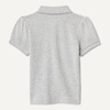 Amazon Essentials Girls and Toddlers’ Uniform Pique Polo Shirt(Light Grey Heather)