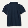 Amazon Essentials Girls and Toddlers’ Uniform Pique Polo Shirt(Navy)
