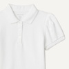 Amazon Essentials Girls and Toddlers’ Uniform Pique Polo Shirt(White)
