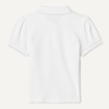 Amazon Essentials Girls and Toddlers’ Uniform Pique Polo Shirt(White)